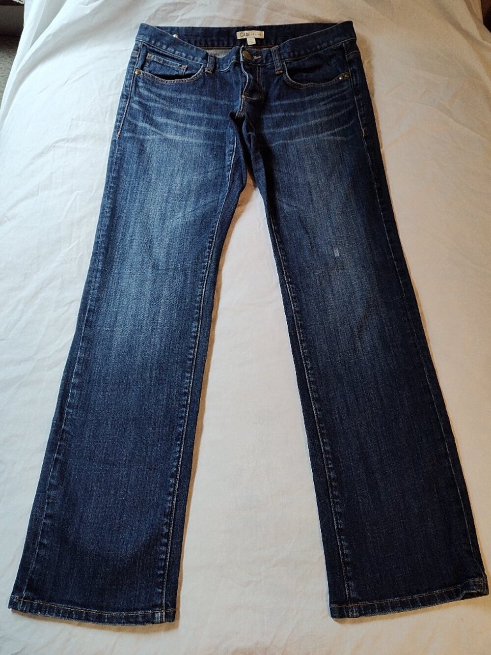 Cabi Jeans dark wash blue jeans, Excellent used condition, size 8